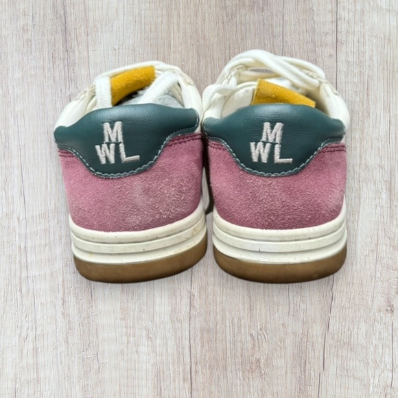 Madewell Court Low-Top Sneakers in Washed Nubuck and Suede Women's Size 5.5 - Picture 4 of 9